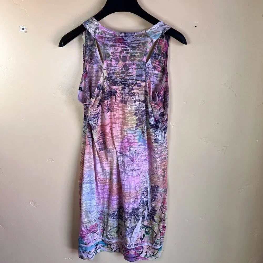 Baby Phat Womens Multicolor Butterfly Fairy Dress Size XL Cottagecore - Picture 5 of 5